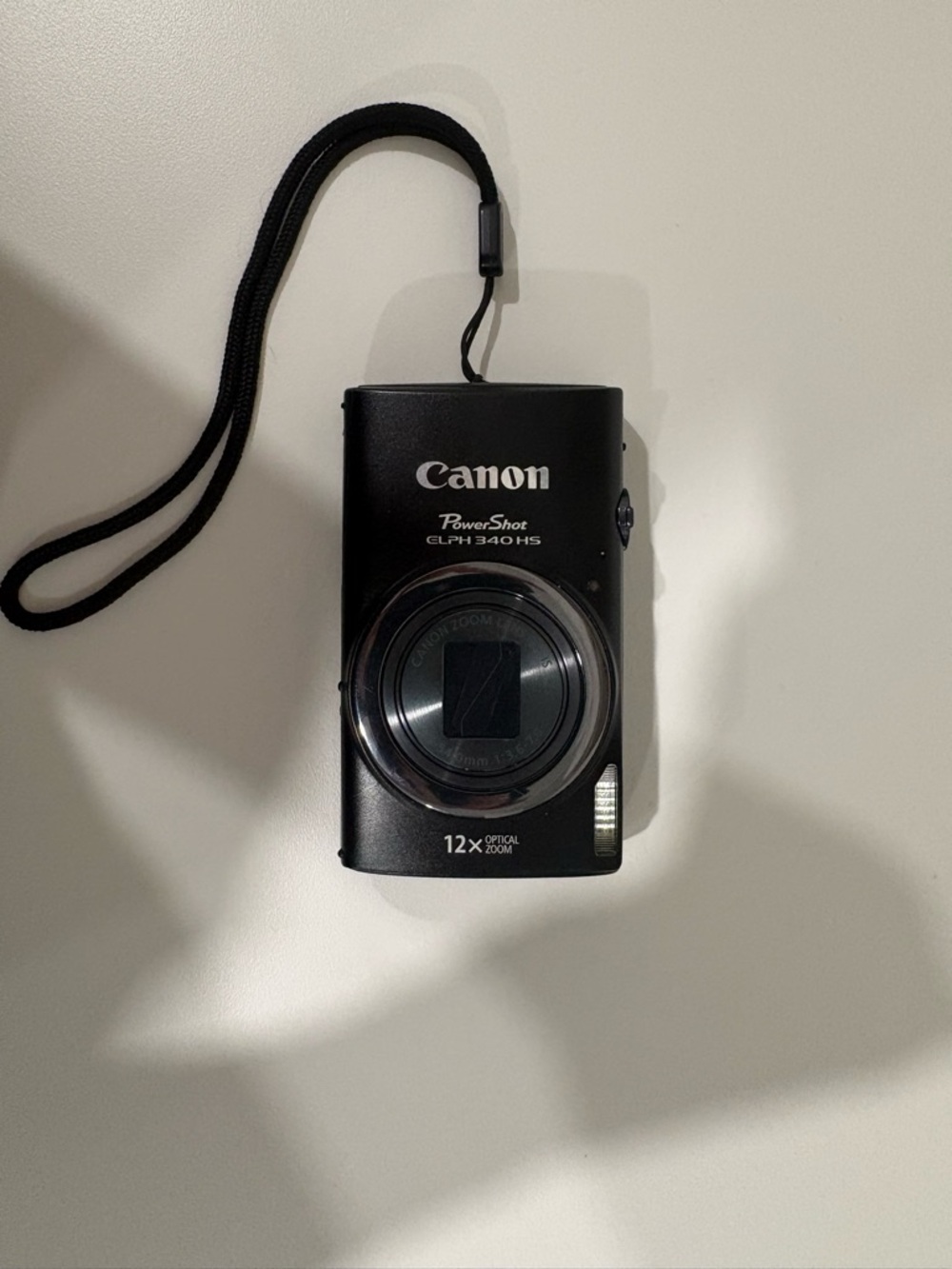 Canon PowerShot ELPH 340 HS Digital Camera - Black